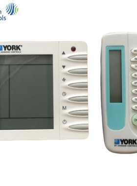 约克YORK风机盘管大液晶TMS2100温控器开关面板两四管APC-TMS2000