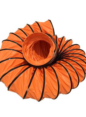 P400mm16寸10米伸缩软管管道导风烟囱管厨房通风排烟抽风排气管