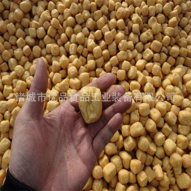 山东优品装备生产豆泡油炸机豆腐泡商用油炸锅自动小型油炸机