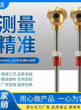 水泥窑 垃圾焚烧炉 WRNN-230/430抗震耐磨高温防腐热电偶0-1100℃