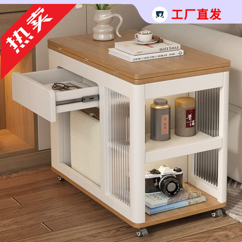 边几小推车客厅多功能小户型沙发边几移动茶几茶桌储物角几