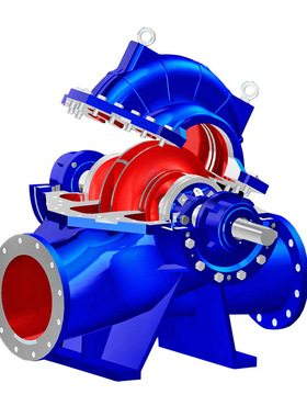 上海双吸泵DFSS350-13-密封架