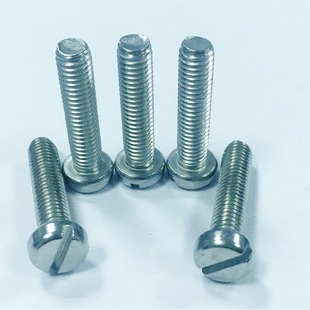 M1.6 圆柱头 一字 GB65 螺丝 不锈钢304 DIN84