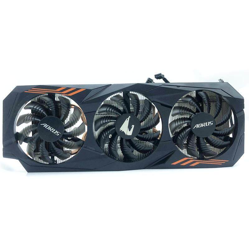 适合技嘉AORUS小雕GTX1070ti散热器孔距5.8cm三风扇显卡散热片