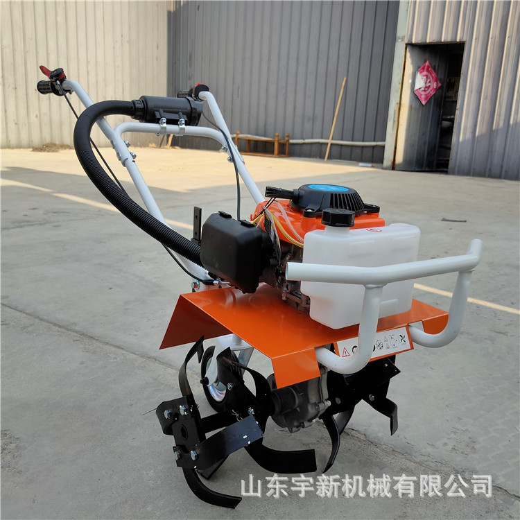 农用小型除草机便携式翻地机 二冲程微型松土机