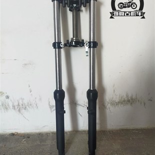 美式 适用于GN125 GN125 新款 太子机车方向柱减震 GS125前叉总成