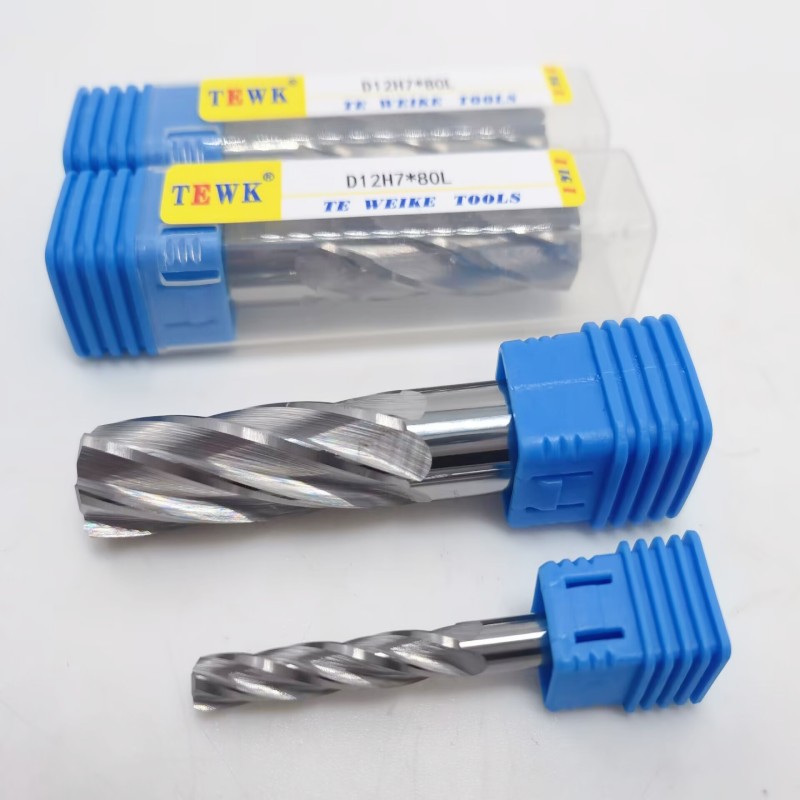 TEWK 整体硬质合金螺旋铰刀钨钢机用铰刀螺旋槽3-4-5-6-8-10-12H7