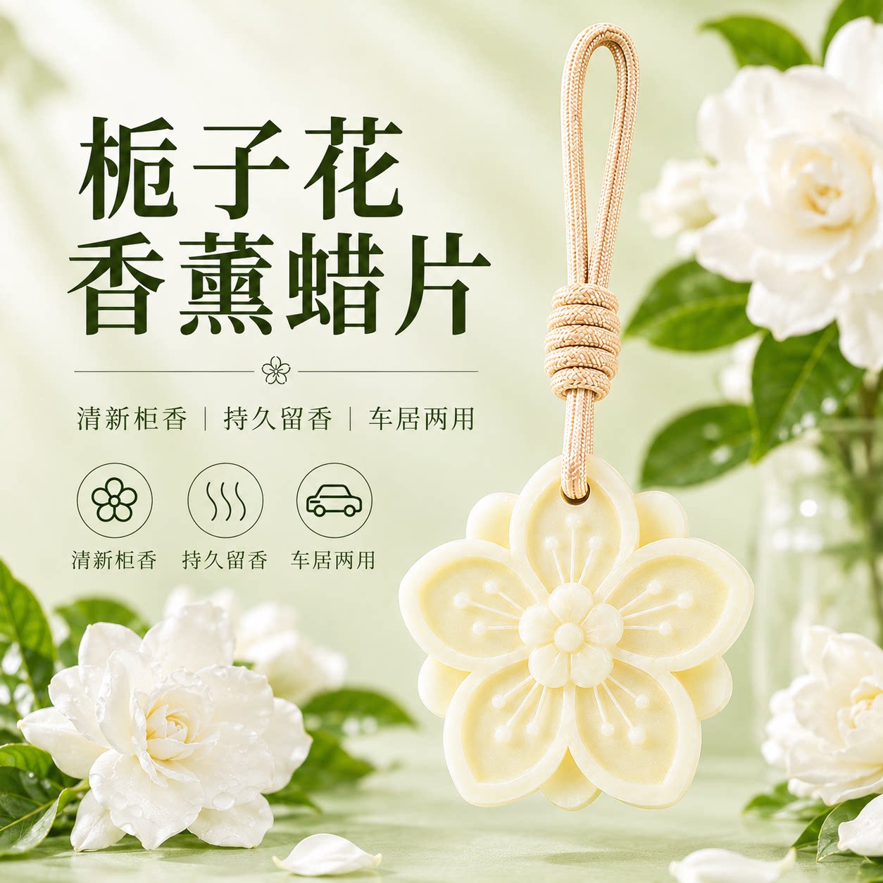 衣柜鞋柜香薰蜡片持久散香空气清新香挂女生生日礼物伴手礼