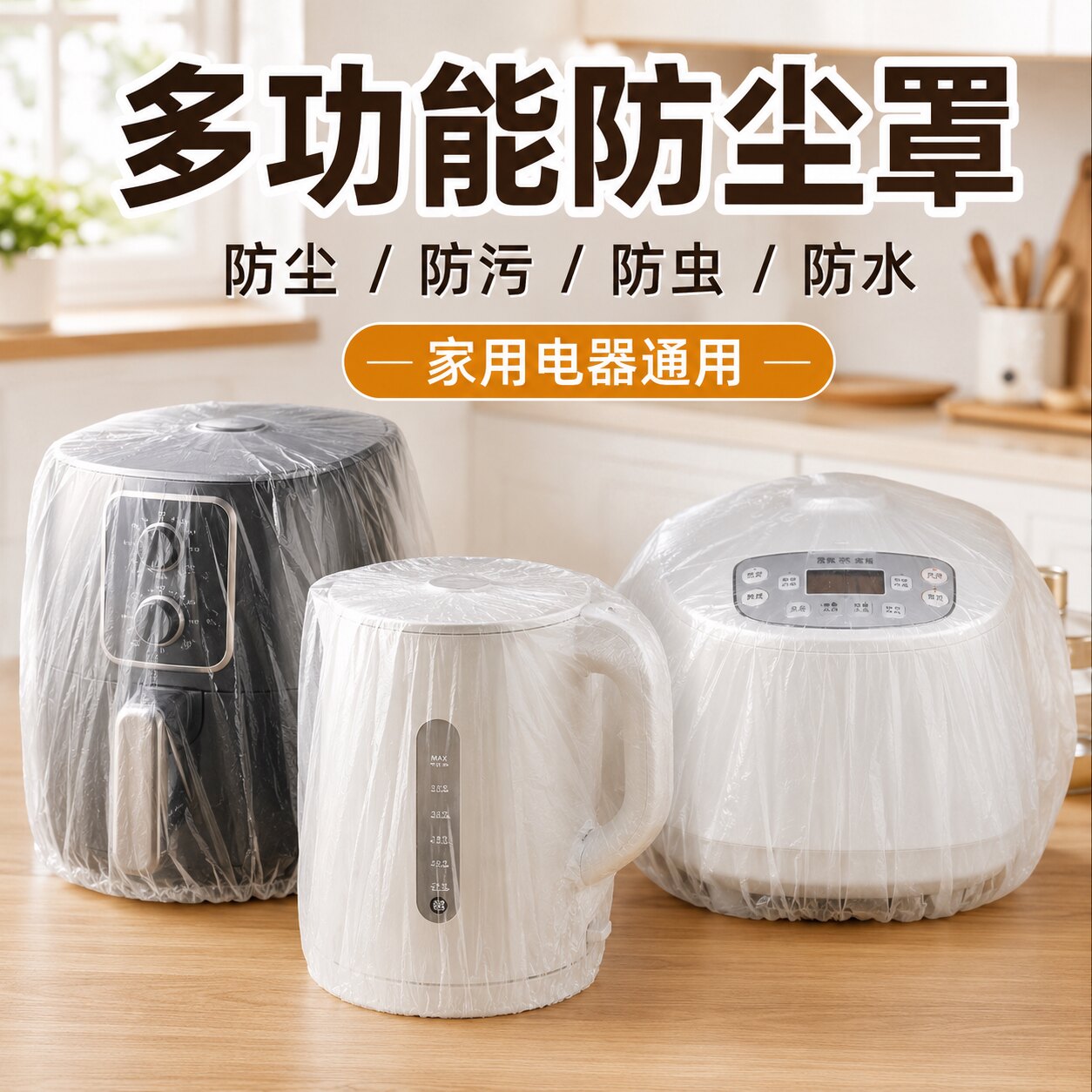 加厚一次性防尘罩大号电饭煲厨房