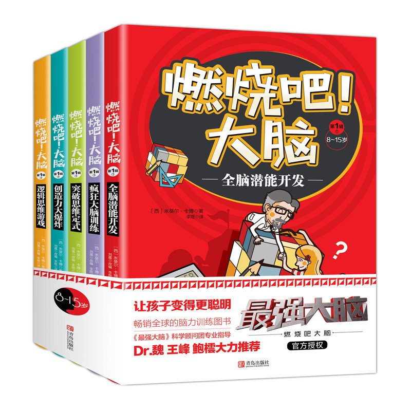 燃烧吧大脑 第一辑全五册儿童全脑潜能开发思维逻辑升级训练游戏书8