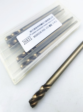 加长含钴丝锥 m35高速钢含钴螺旋先端丝攻不锈钢用丝锥M3-M12*100