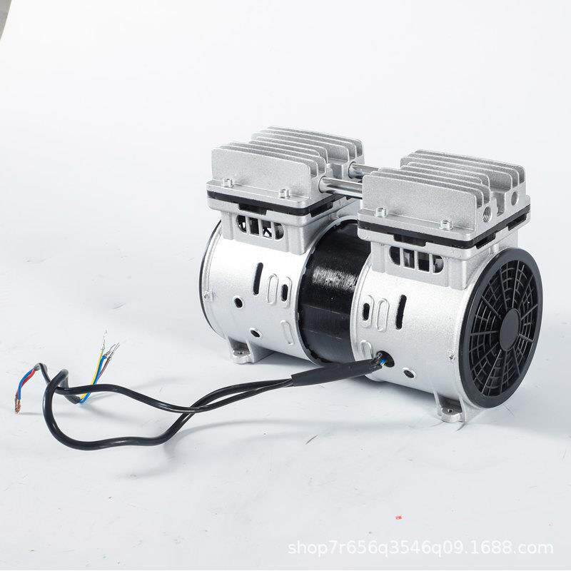 空压机机头550W/750W/1.1KW/1.5KW无油静音气泵泵头用于池塘养殖