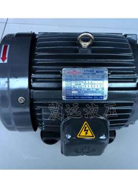 台湾群策SY油泵电机C7B-43B07.5HP5.5KW4级卧式内插式电机