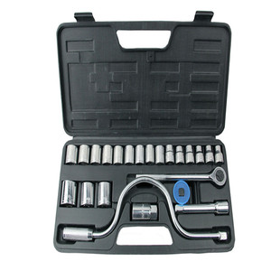24件套套筒组合工具套装 汽修五金工具套筒 棘轮扳手套筒组套套装