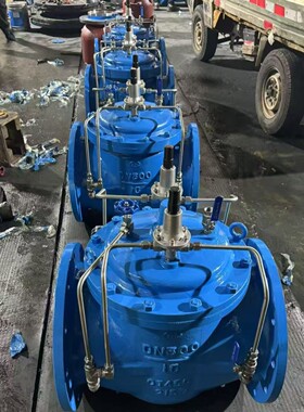 DN300大口径GA6600-10Q水击泄放阀球墨QT450铸铁法兰连接质保一年