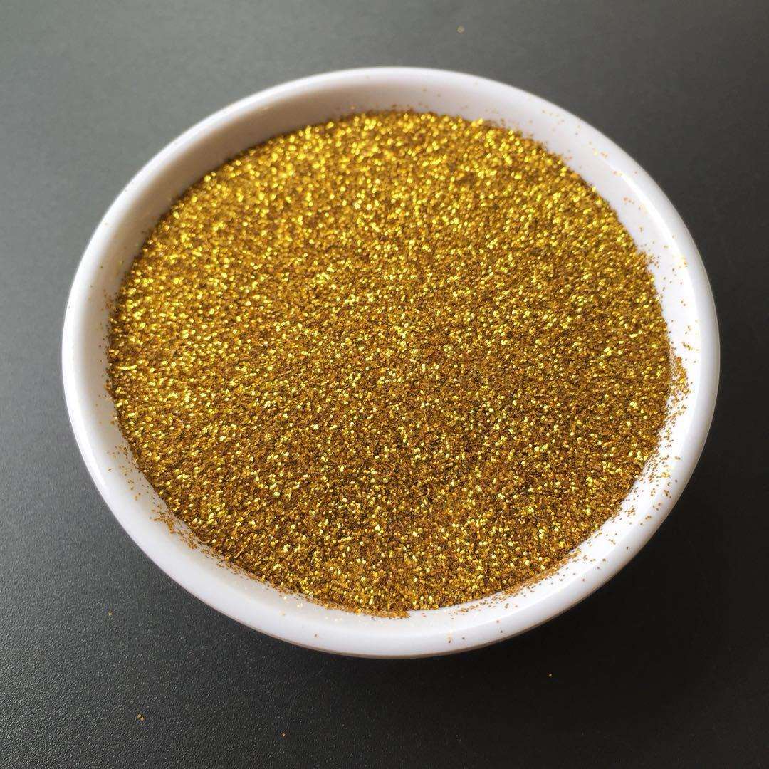 销售注塑专用金葱粉耐高温金葱片铝质金葱粉浅金铝片