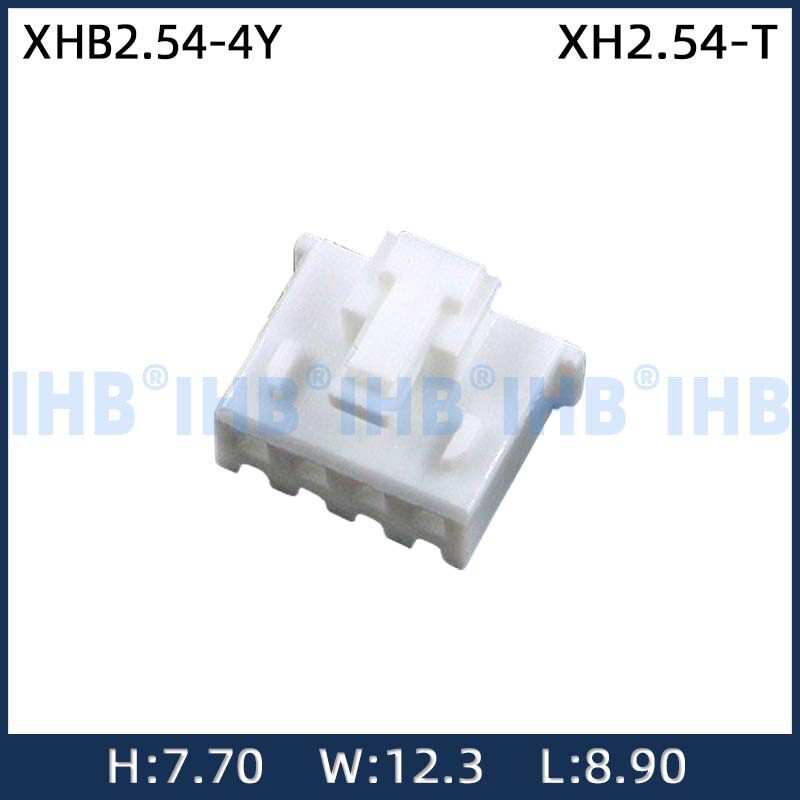XHB2.54-4Y带扣空接公母壳连接器2.54带锁对接母头公胶壳接插件