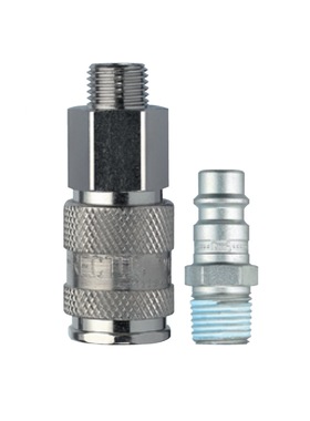 Rectus利达时 单封闭 铜/铜镀镍 快换接头 7.8mm通径 25KA系列