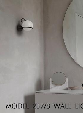 Model北欧简约客厅书房玄关过道玻璃圆球洗手间镜柜卧室床头壁灯