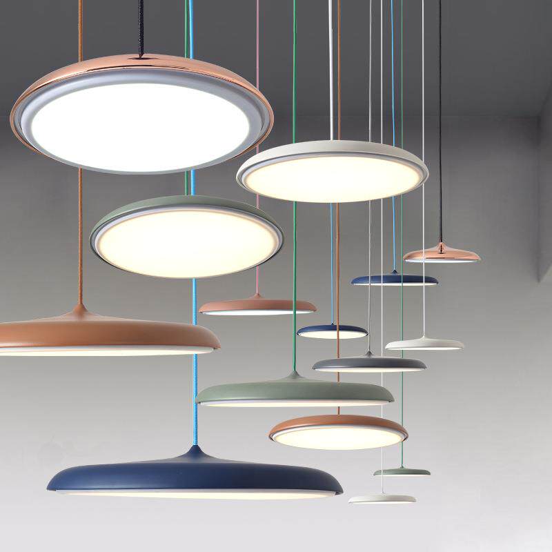 北欧吊灯现代简约极简吊灯丹麦艺术吧台灯飞碟创意个性餐厅吊灯具