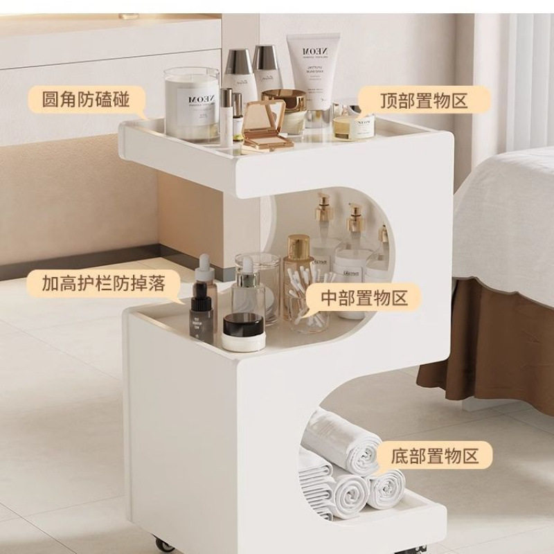 美容院专用小推车皮肤管理可移动置物架护理仪器化妆品手推工具车