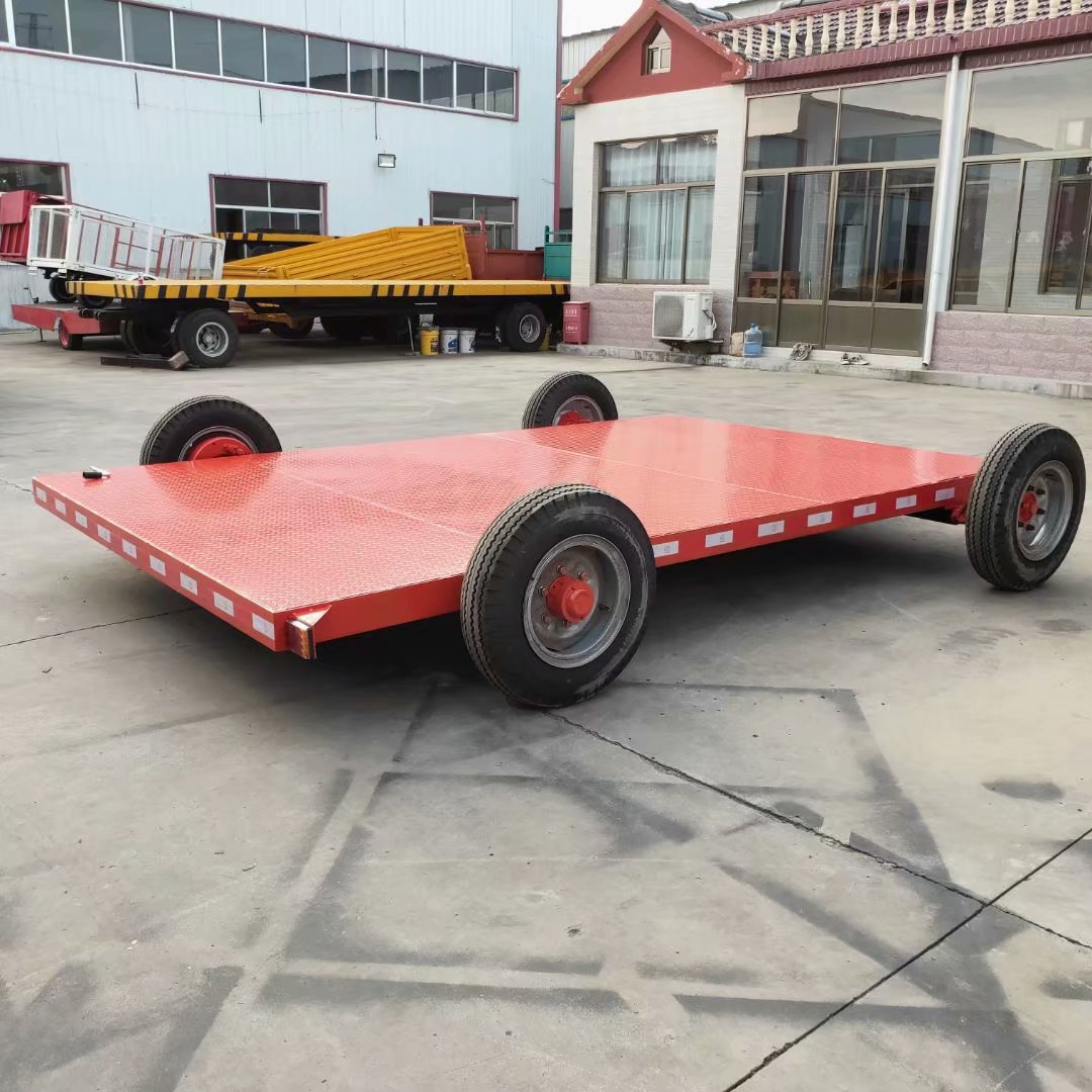 5吨超低盘平板拖车 4500*2500 1.5万骨架拖车 物流运输房屋移动车