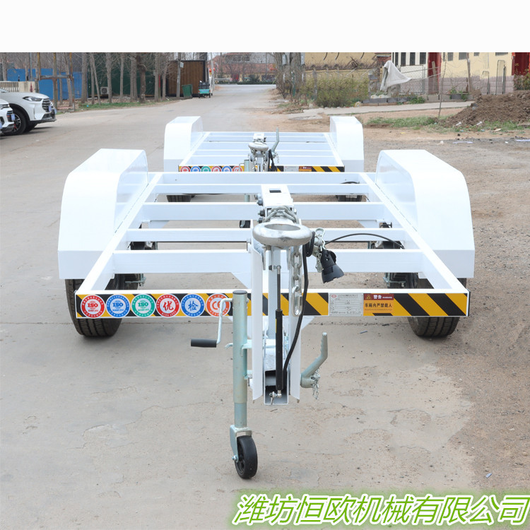 750kg骨架拖车 平板拖车 框架拖车 发电机组拖车 移动厕所拖车