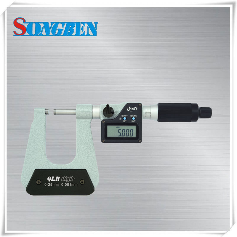 青量数显深弓架100mm千分尺A型测头25-50mm外径千分尺243-04-410