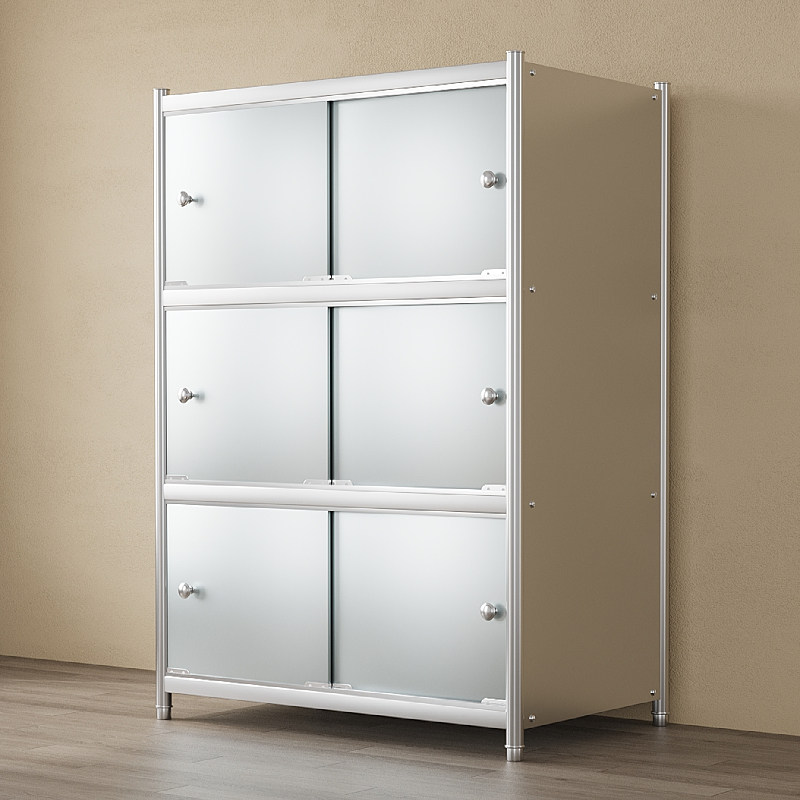 厨房置物架落地多层不锈钢