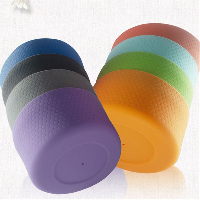 12.5cm水杯太空壶保温t杯隔热硅胶套杯子防滑保护套杯底套加厚杯