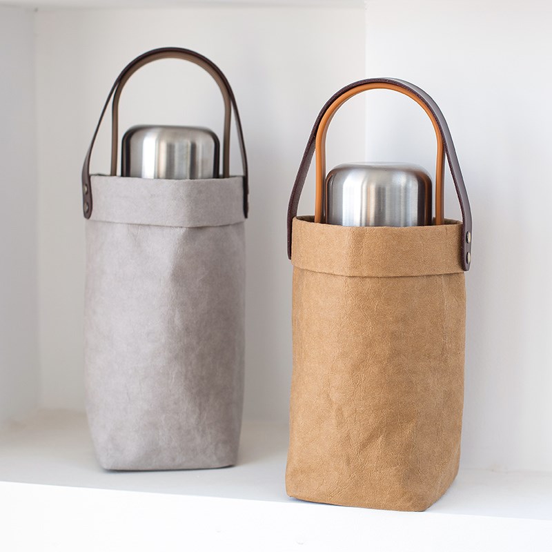 日式斜挎1000mlo保温杯套1200ml水杯袋手提1L大容量水壶套