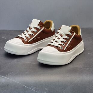 2025新款夏季男鞋百搭运动休闲潮流休闲鞋时尚老爹透气厚底耐磨