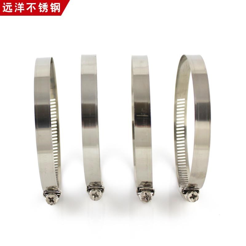 厂促21锈钢f卡箍喉箍抱箍管箍管夹管支架卡不家用固定快装卡扣整0