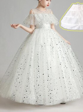 女童蓬蓬长裙裙撑儿童公主礼服裙撑花童裙撑婚纱钢圈撑裙婚纱衬裙