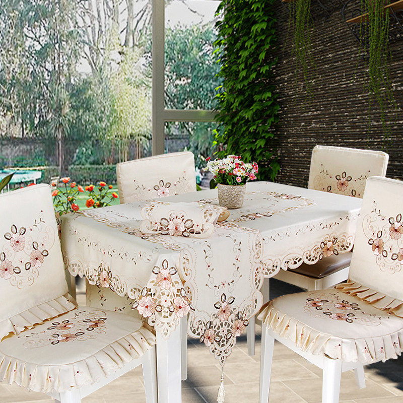 台布桌布餐桌布正方形田园桌布布艺欧式I茶几布长方形桌垫电视柜