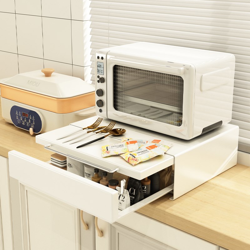 电饭煲置物架厨房台面多功能烤箱支架桌面微波炉电器收纳架子