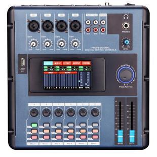 数字调音台-6路数字台K-2006(中文显示,带触摸调试)数字调音台