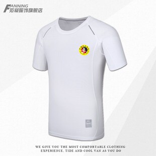 中国武术协会短袖裁判T恤教练员工作服冰丝速干健身男女衣服透气