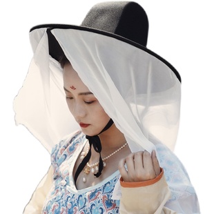 春下汉服唐制复古帷帽-客秦关准现货七月初发
