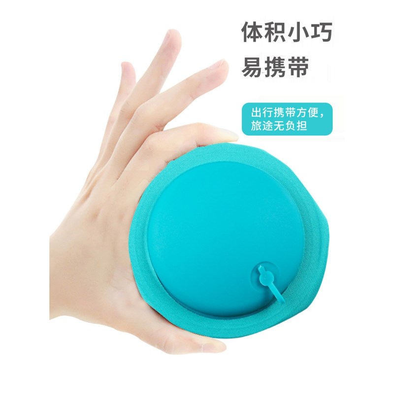 充气u型枕手动按压式旅行便携可折叠H儿童飞机脖子颈部午睡觉夏天