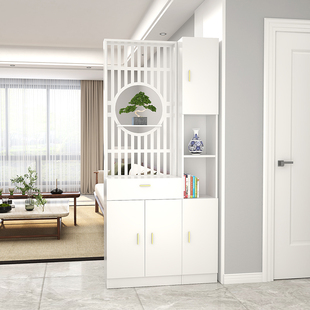 上档次新款百搭!!n屏风隔断柜简约现代装饰柜间厅玄关柜鞋柜一体