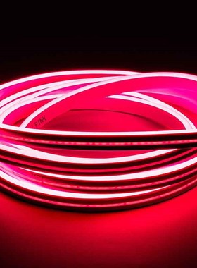 柔性灯带6*12mm做字造型户外防雨低压1H2v硅胶一灯一剪led霓虹灯