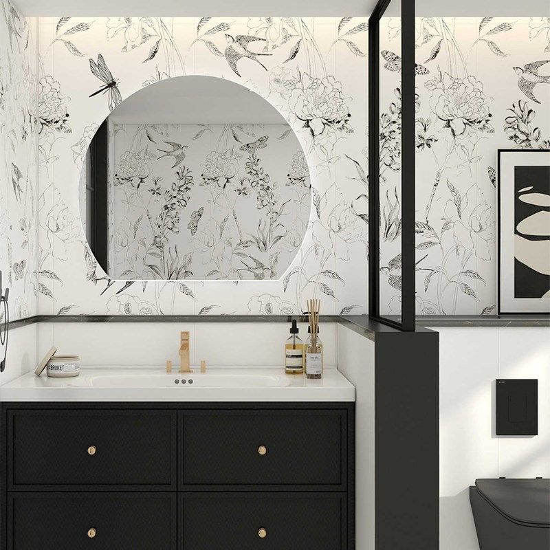 法式花砖600x1200卫生间奶油风背景墙砖厨房覆古浴室60x120全瓷砖,家装主材,釉面砖,淘宝优惠券,粉丝福利购,淘宝优惠卷