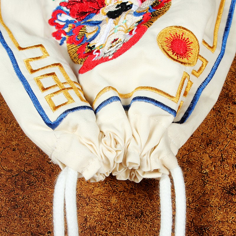 双层青稞袋藏式j袋用品绣花糌粑布袋法器袋子宝瓶袋收纳袋束口袋