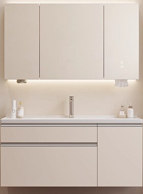 【国补15%】edbe收纳篮奶油风enf浴室柜陶瓷一体T盆卫生间洗手漱