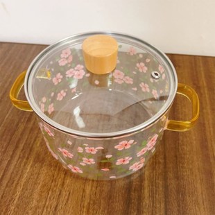 泡面碗可爱大容量方便面玻璃碗个人专用宿舍用学生带盖把手耐高温