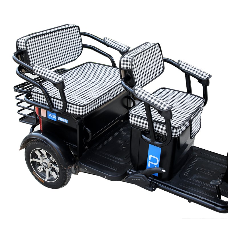 大安罗纳多DA1500ZK-5电动A三轮车坐垫罩防晒防水加厚皮革四季座