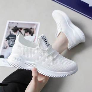 Sports Snea Women white Sneakers Shoes ladies Sport shoe平底