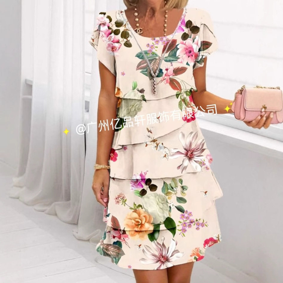 womenclothes欧美短袖圆