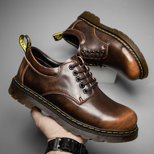 shoesformen圆头休闲皮